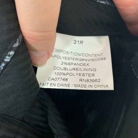 Soul of London gray plaid dress pants 31R - Picture 5 of 7